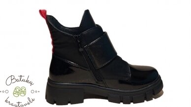 Apawwa aulinukai su plačiu lipuku (32-37) Black/Red 4