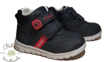 Clibee aulinukai su dviem lipukais (21-26) Black/Red