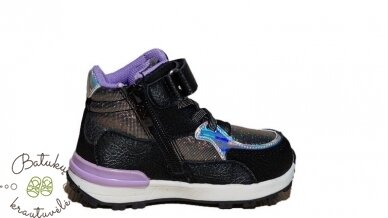 Clibee aulinukai su širdele (21-26) Black/Purple 4