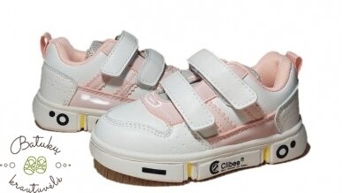 Clibee laisvalaikio batukai (21-26) White/Pink 2