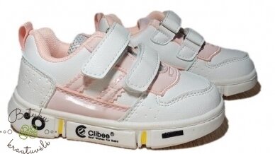 Clibee laisvalaikio batukai (21-26) White/Pink