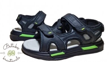 Clibee sportinio stiliaus basutės (32-37) Black/Green 2