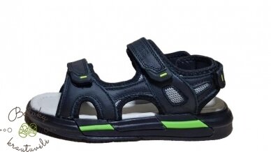 Clibee sportinio stiliaus basutės (32-37) Black/Green 3