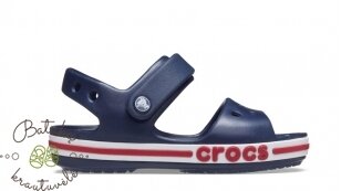 Crocs™ Kids' Bayaband Sandal, Navy/Pepper