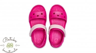 Crocs™ Kids' Bayanand Sandal Kid's, Electric Pink 3