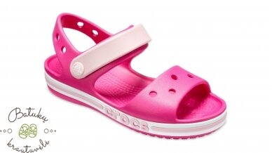 Crocs™ Kids' Bayanand Sandal Kid's, Electric Pink 5