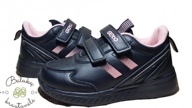 Gelteo kedukai su dviem juostelėm (26-31) Black/Pink 2