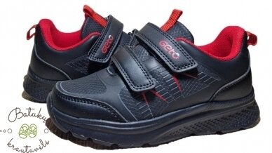 Gelteo kedukai su dviem lipukais (26-31) Black/Red 2