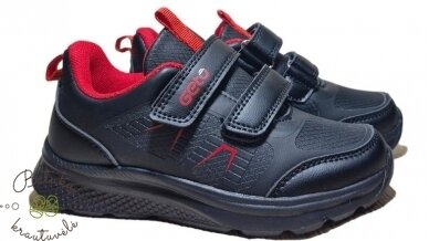 Gelteo kedukai su dviem lipukais (26-31) Black/Red