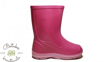 Guminiai batai (21-27) Fuxia/Pink 4