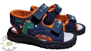 Happy bee basutės DINO (25-30) Black/Orange