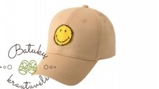 Kepurė su snapeliu "SMILE", brown