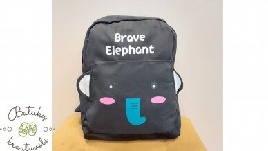 Kuprinė "Brave Elephant", Black