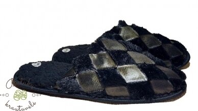 Moteriškos šlepetės (36-41) BLACK