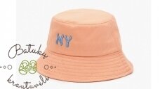 Vaikiška skrybėlaitė "NY", Peach