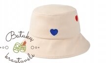 Vaikiška skrybėlaitė "Širdelė", Beige