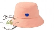 Vaikiška skrybėlaitė "Širdelė", Peach
