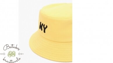 Vaikiška skrybėlaitė "NY", Yellow 4